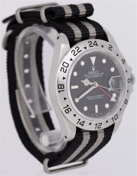 what size nato strap for rolex explorer ii